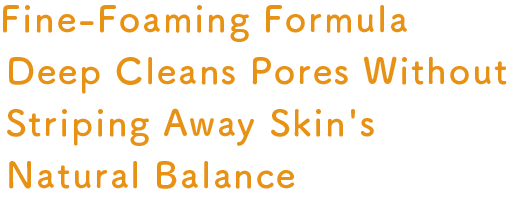 Fine-Foaming Formula Deep Cleans Pores Without Striping Away Skin’s Natural Balance