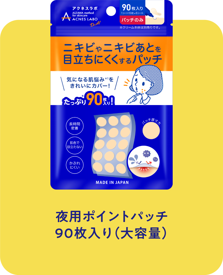 夜用ポイントパッチ 90枚入り